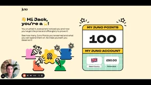 screenshot of Juno Shoutouts